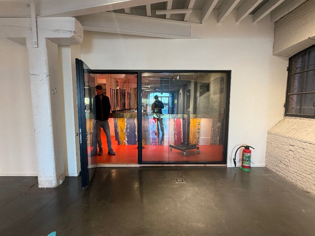 Glas en raam akoestisch + frame, Doe-het-zelf en Bouw, Ophalen, Overige typen, 160 cm of meer, Zo goed als nieuw