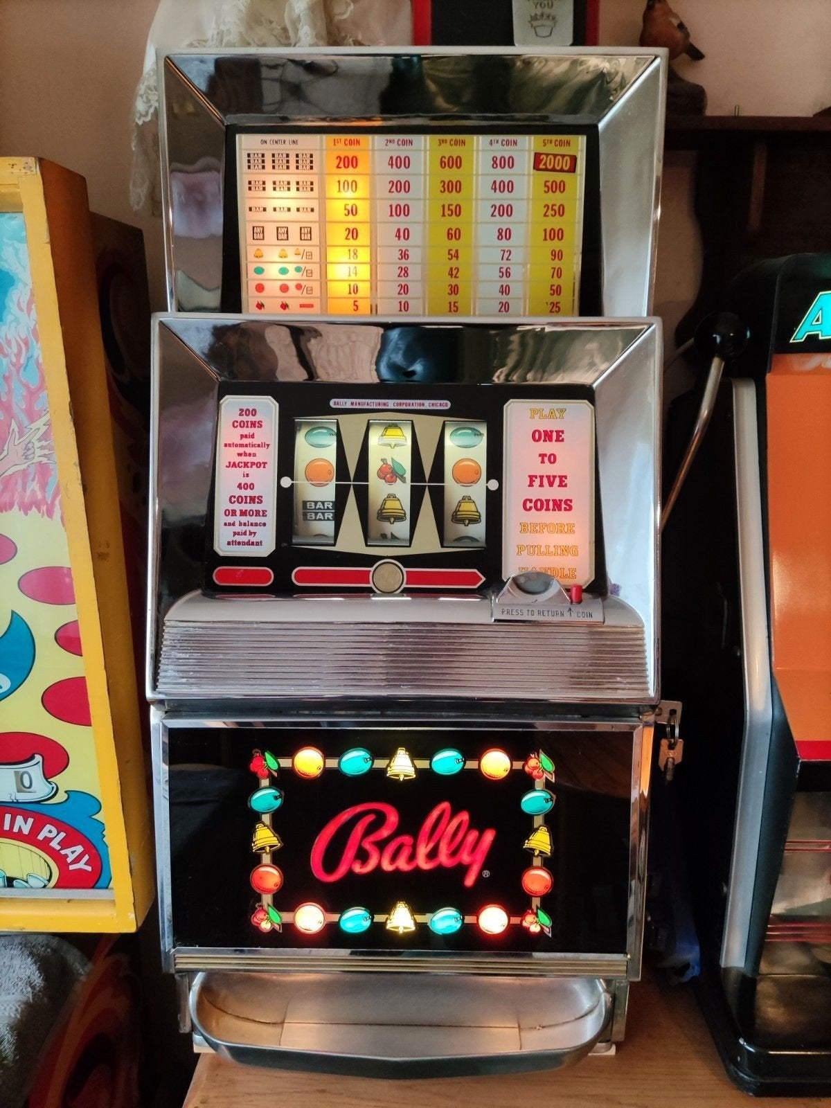 jackpot slot machines à sous jeux de café bistrot, Enlèvement