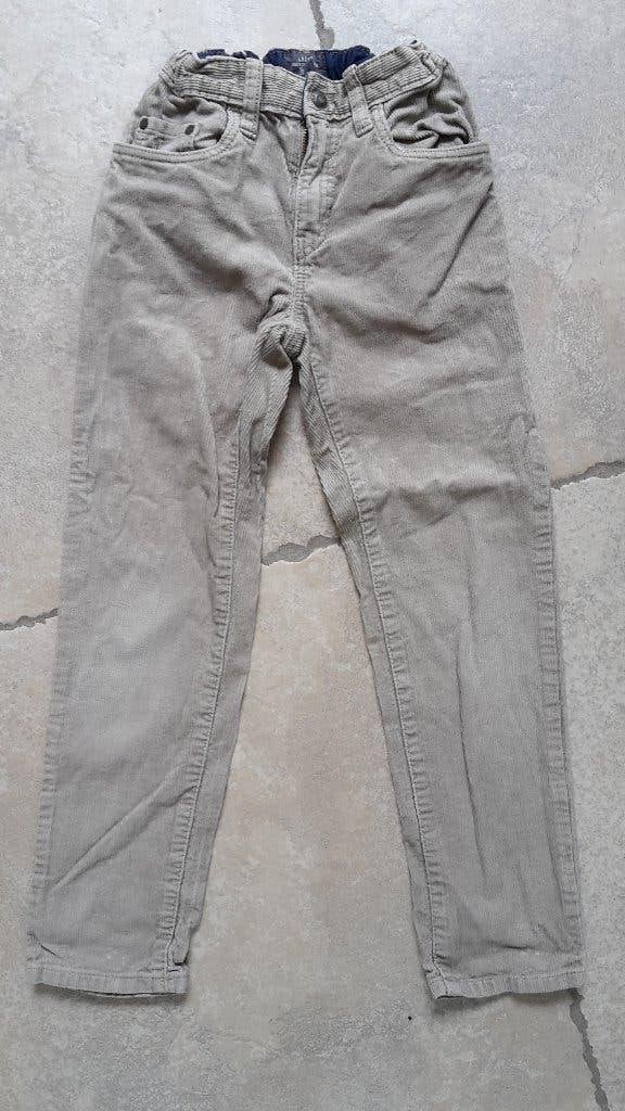 Stoere ribbel velvet broek mt 122, Pantalon, Garçon, Enlèvement ou Envoi, JBC