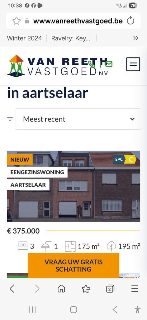 mooi,onderhouden huis te koop, Immo