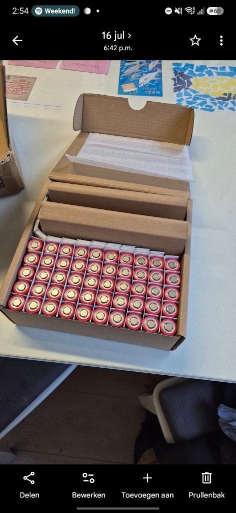 50 cellules DMEGC INR21700-45E (neuves/non utilisées), Enlèvement, Neuf