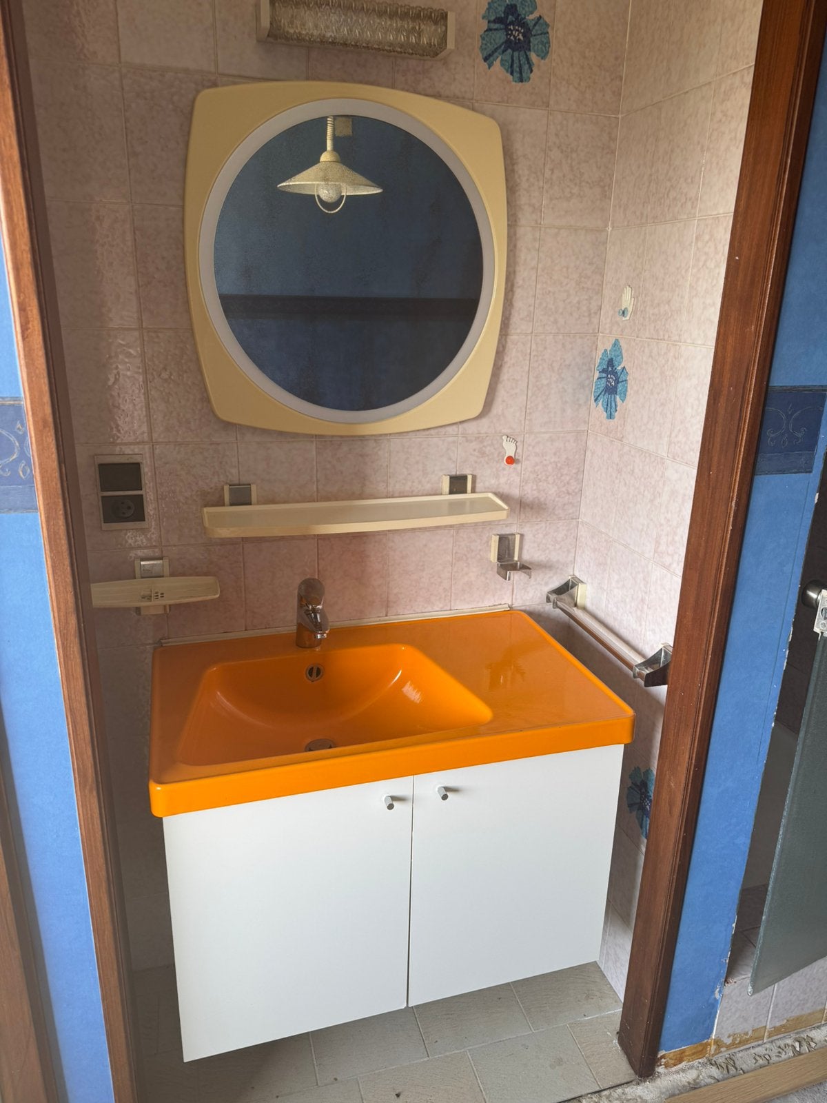 3 x ensembles de lavabo Vintage Alape Badform  1970 Resopal, Enlèvement, Utilisé, Lavabo ou Évier