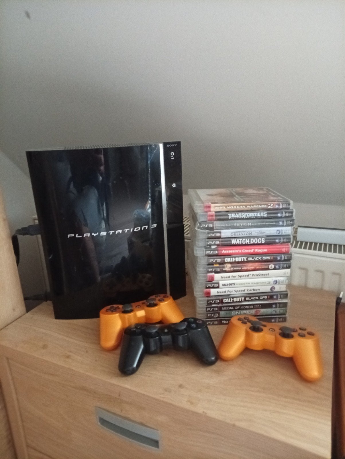 Ps3 fad edition 80gb te koop, Phat, Met 3 controllers of meer, Gebruikt, Met games