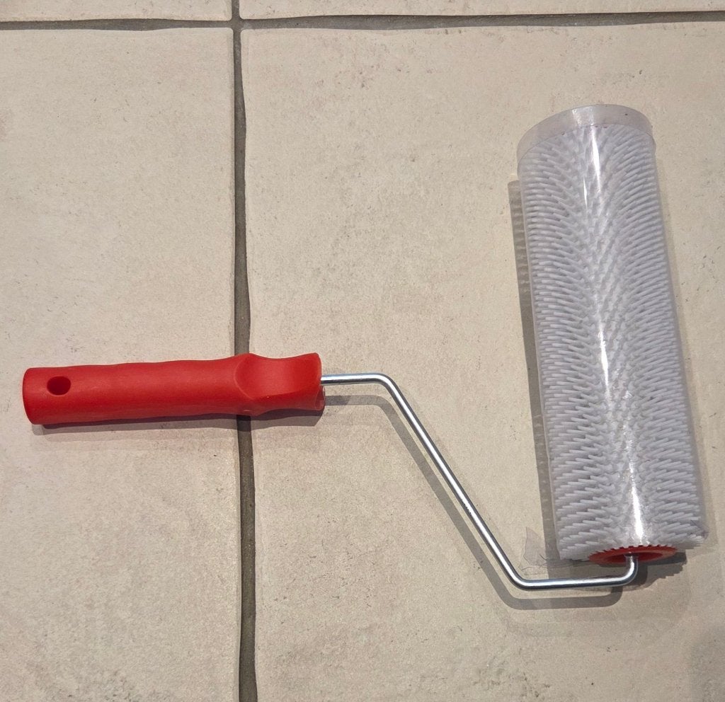 Rouleau débulleur ou rouleau à pointe, Bricolage & Construction, Enlèvement ou Envoi, Utilisé, Rouleau à peinture