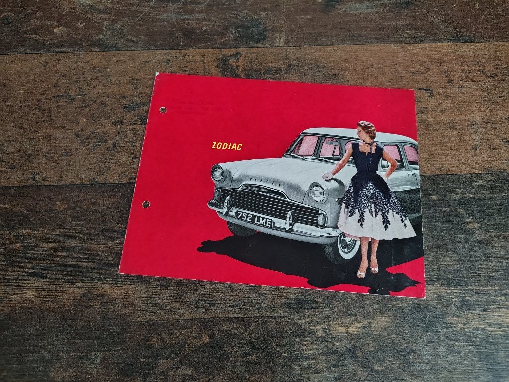 Folder: Ford Zodiac (1958), Boeken, Auto's | Folders en Tijdschriften, Ford, Verzenden