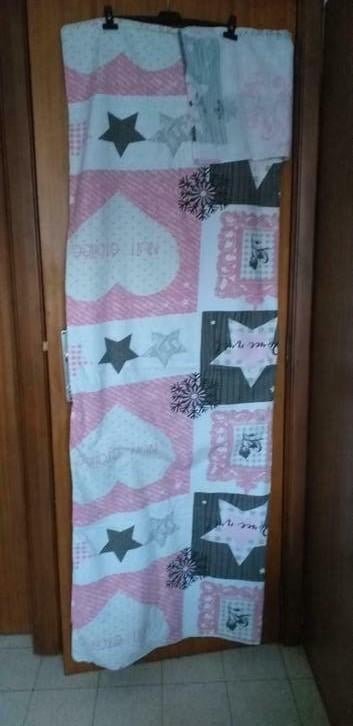 Housse de couette en flanelle 1 personne et taie, Enlèvement ou Envoi, Rose, Housse de couette, Une personne