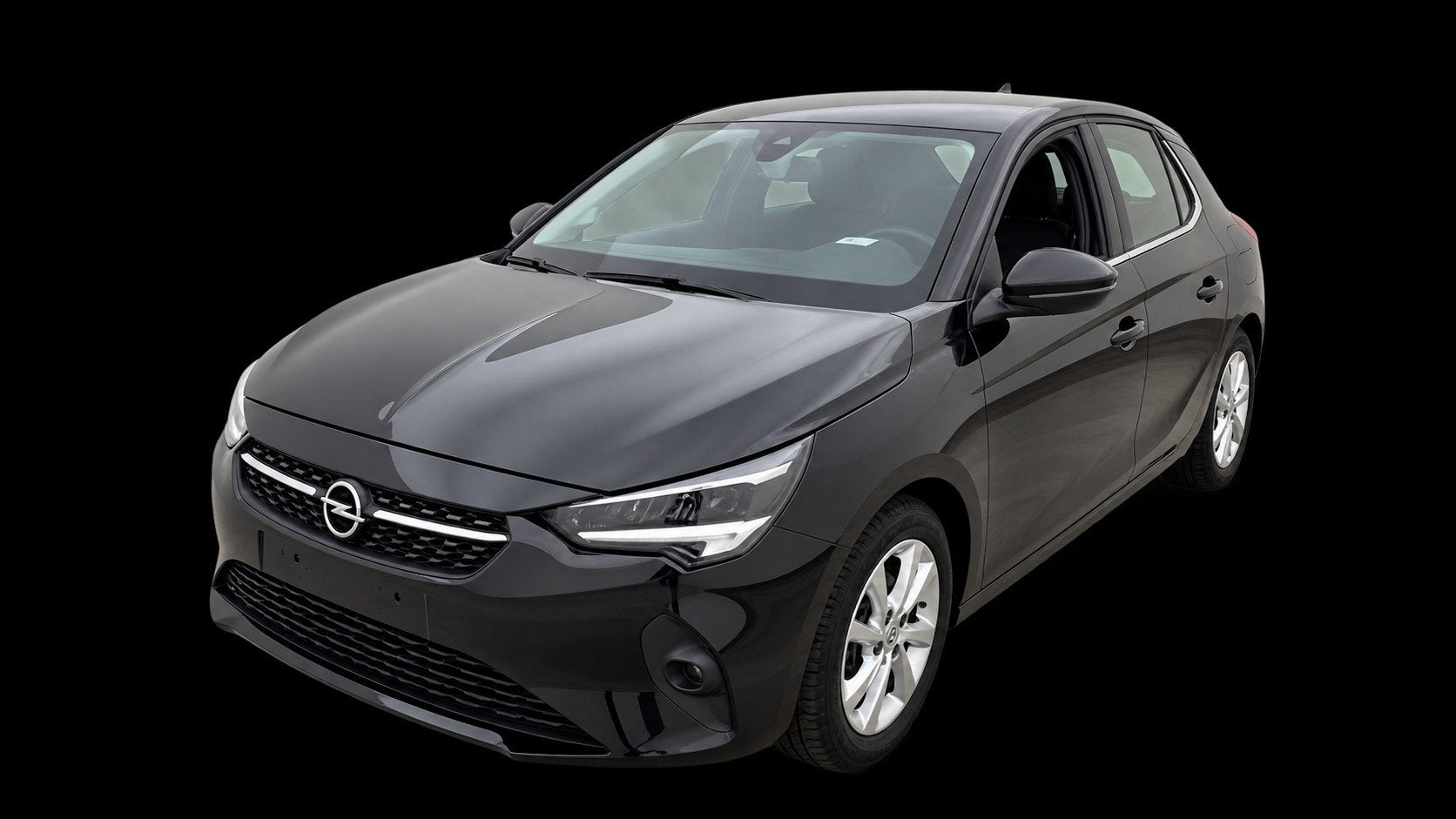 Opel Corsa F 1200 Benzine 100Pk 5Drs Elegance + AUTOMAAT, Gebruikt, Zwart, 5 zetels, 5 deurs