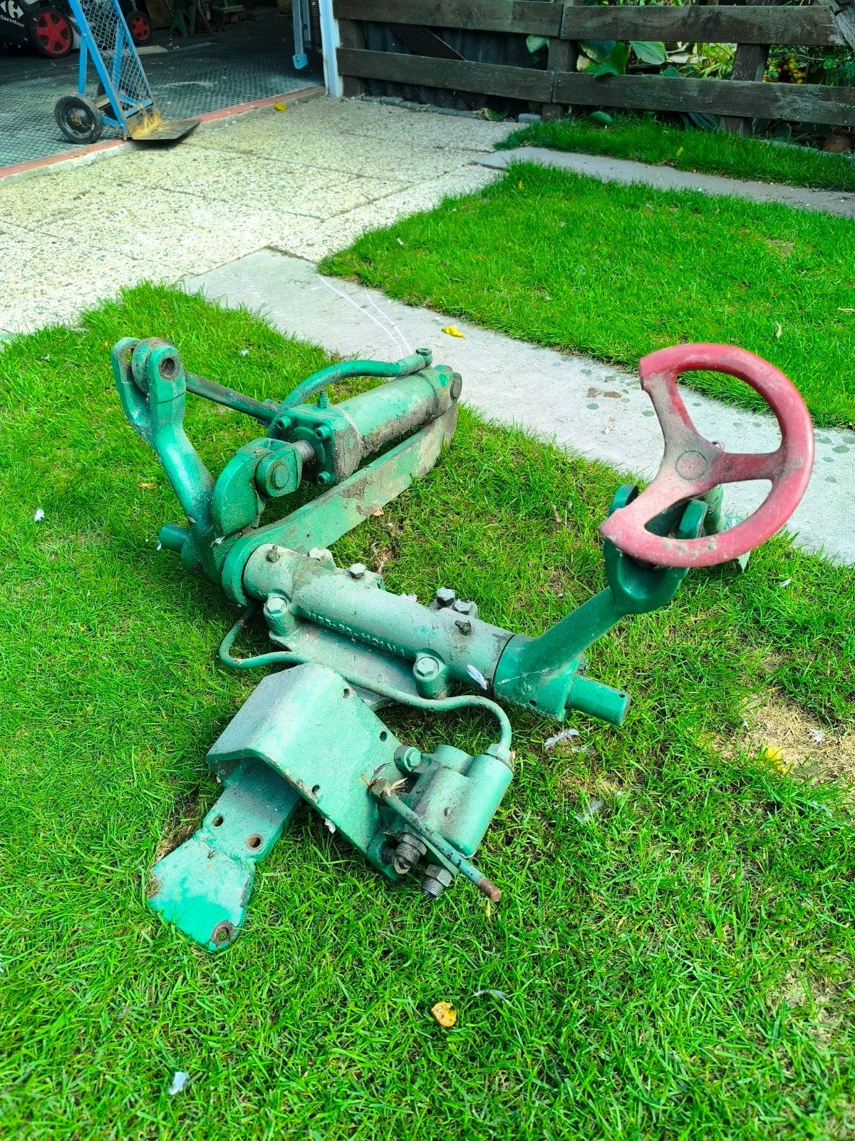 Hydraulische aanbouwlift tractor, Zakelijke goederen, Ophalen, Oldtimer, Fiat