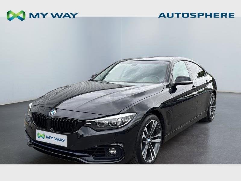 Bmw 4 Gran Coupe (F36 LCI) Gran CoupÃ 418iA OPF, Auto's, Automaat, Airbags, Zwart, 4 Reeks