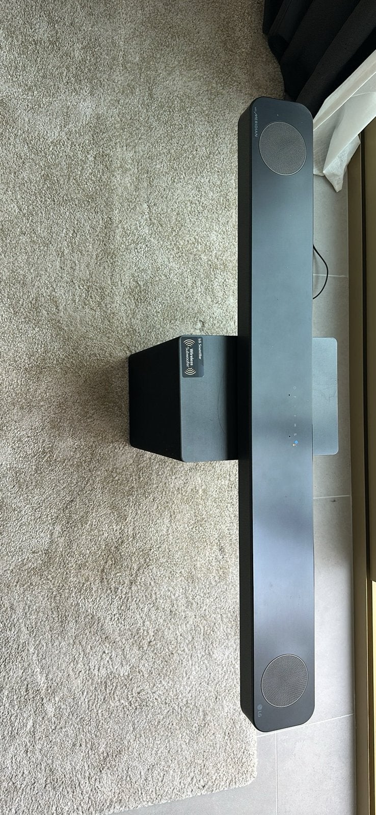 LG SOUNDBAR - SN8YG 440w Wireless Subwoofer, Audio, Tv en Foto, Soundbars, Ophalen, Zo goed als nieuw