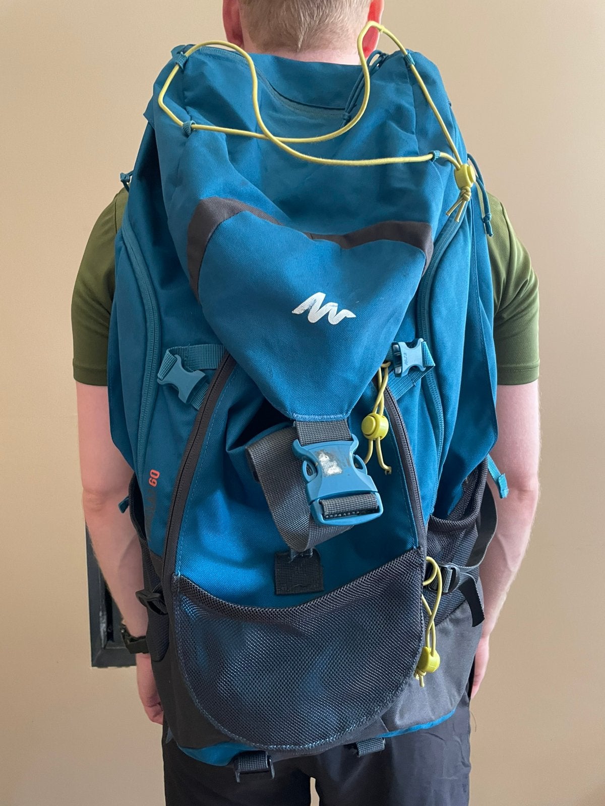 Sac à dos de remorquage 60 + 10 litres, Enlèvement, 60 cm ou plus, Attache-remorque, Autres marques