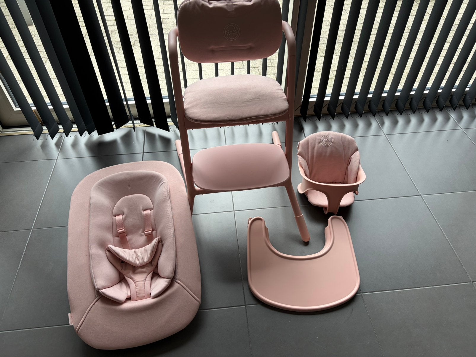 Cybex Lemo 4-in-1 complete set – roze  | €250 VASTE PRIJS, Enlèvement ou Envoi, Comme neuf, Chaise évolutive, Coulissant