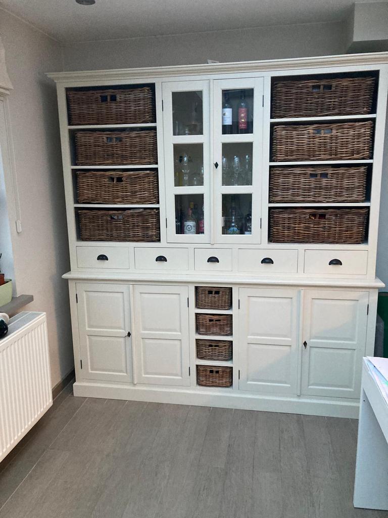 Buffetkast, Ophalen, Glas