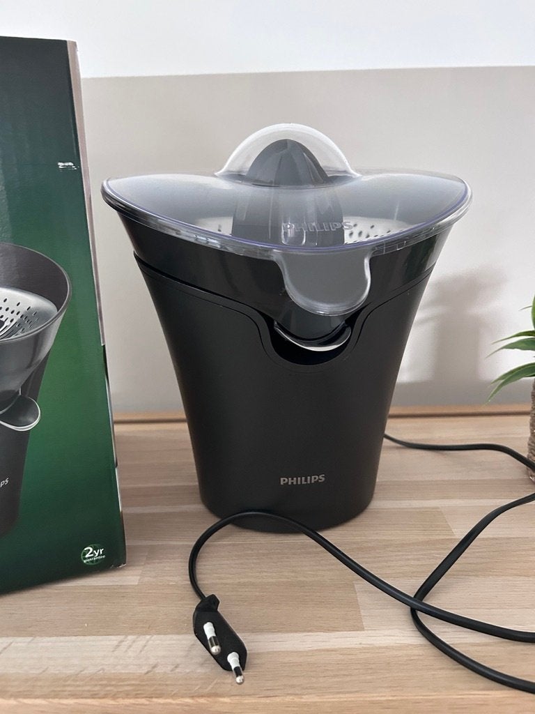 Philips Citrus Press 7000 HR2752/90 – zo goed als nieuw, Elektrisch, Citruspers, Ophalen of Verzenden, Zo goed als nieuw