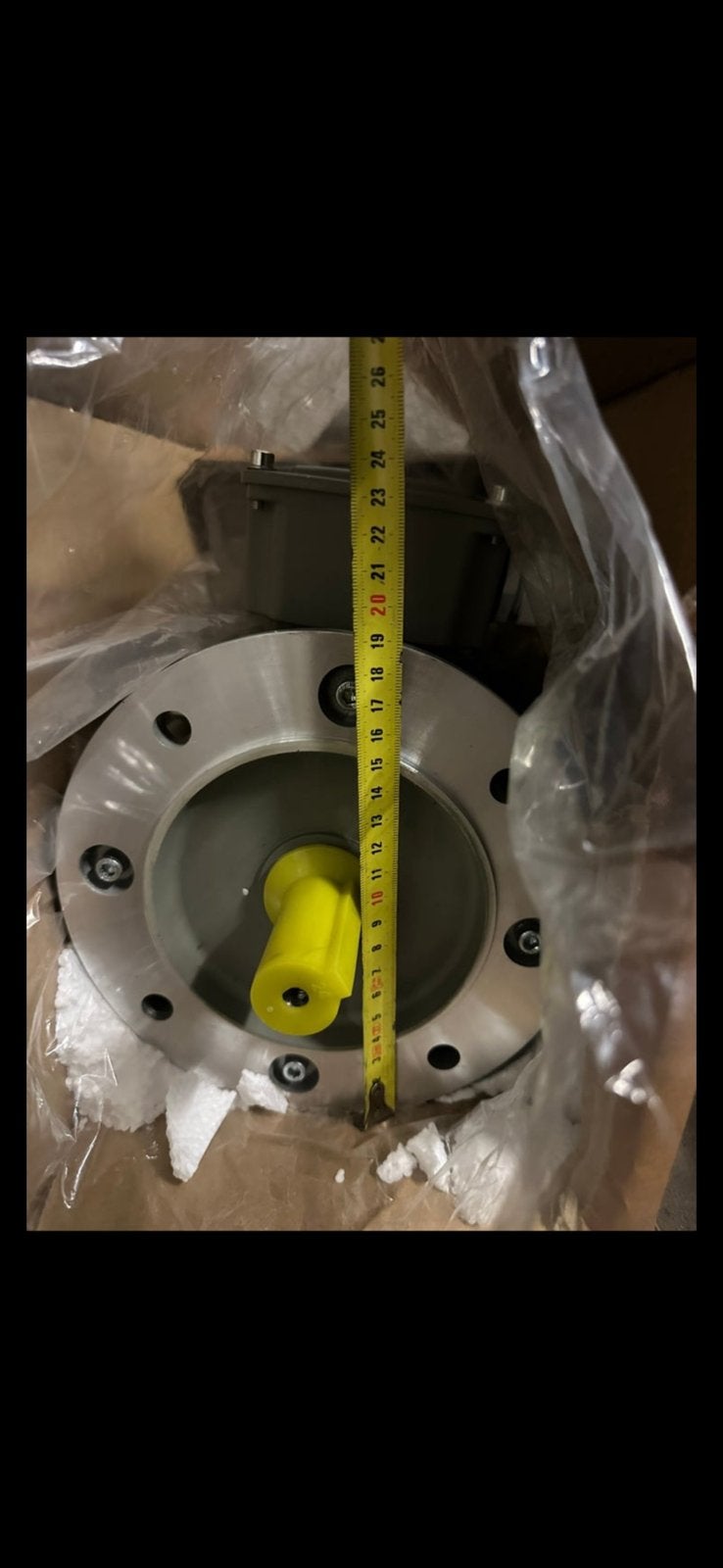 Moteur électrique triphasé de 1,5 kW neuf, Enlèvement