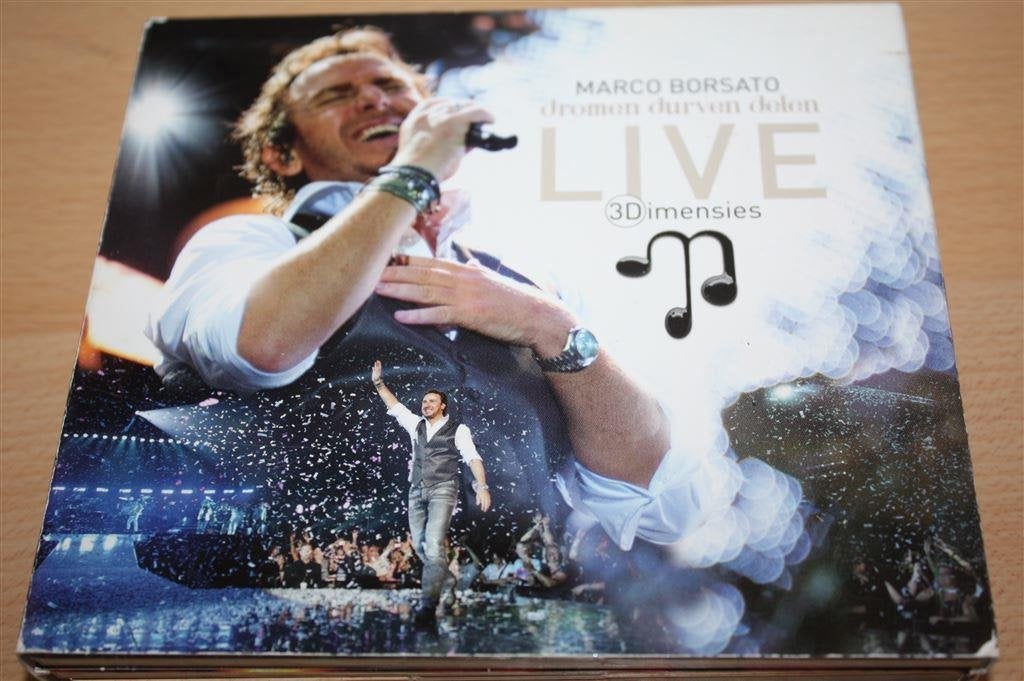 Marco Borsato – Dromen Durven Delen: 3Dimensies Live [2 CD +, Verzenden, Zo goed als nieuw, Levenslied of Smartlap, Boxset