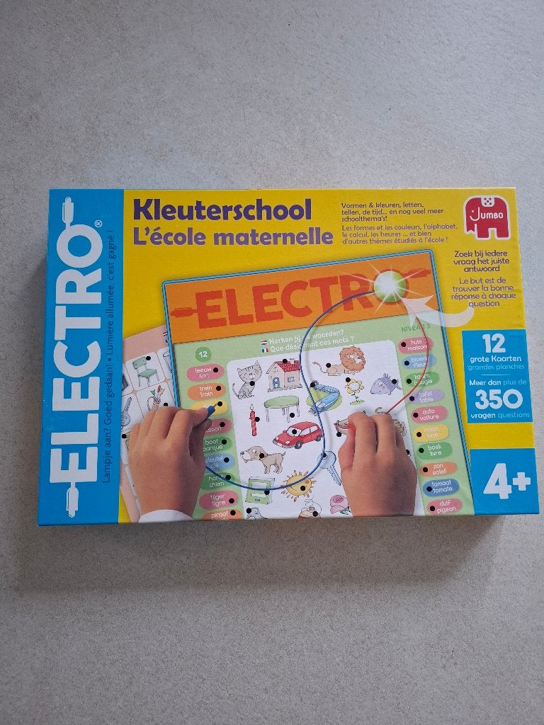 Jumbo Spel Electro 4+, Ophalen, Zo goed als nieuw, Taal en Lezen, Met licht