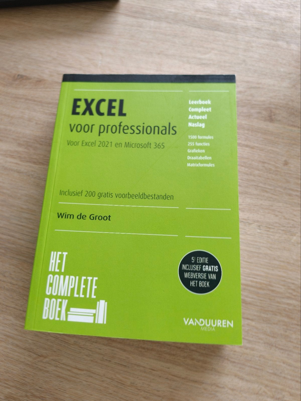 Wim de Groot - Excel voor professionals nieuw, Ophalen, Wim de Groot