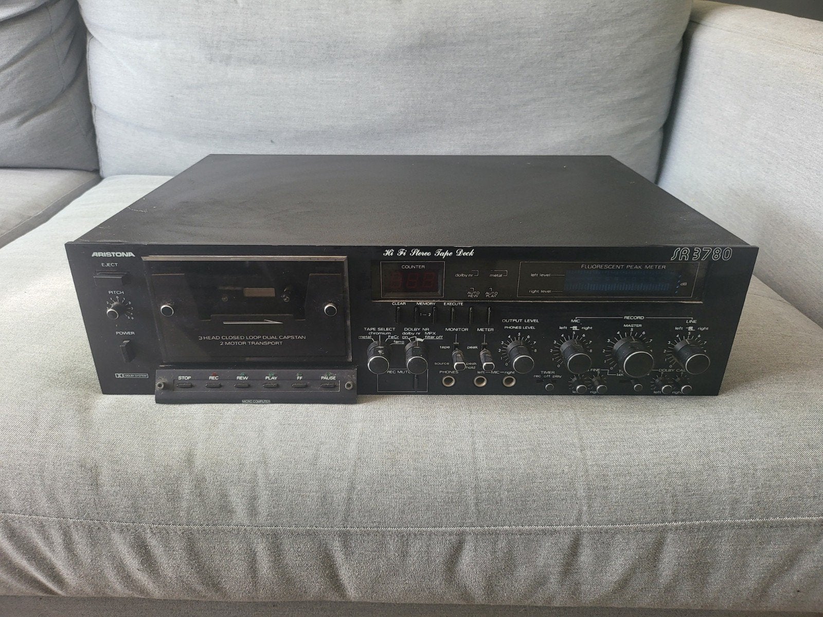 Lecteur cassette Aristona SR3780, Enlèvement