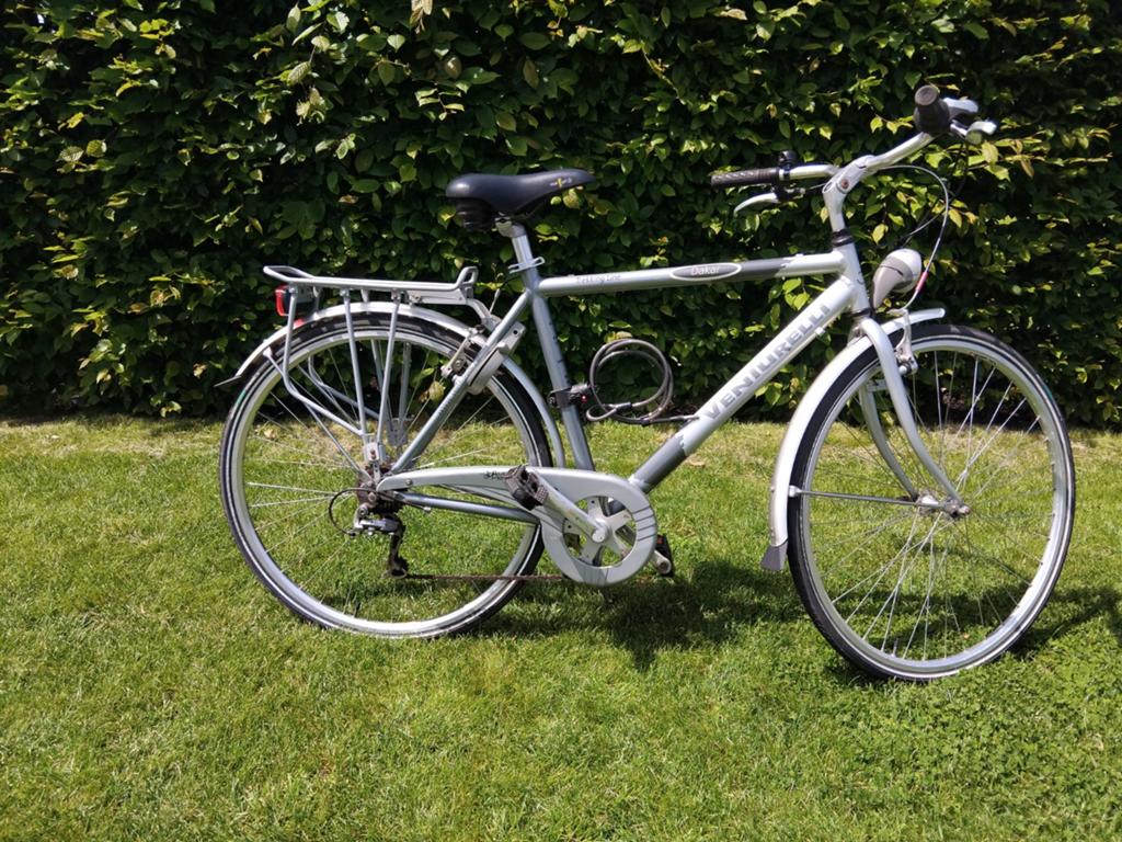 Herenfiets met versnellingen, Ophalen