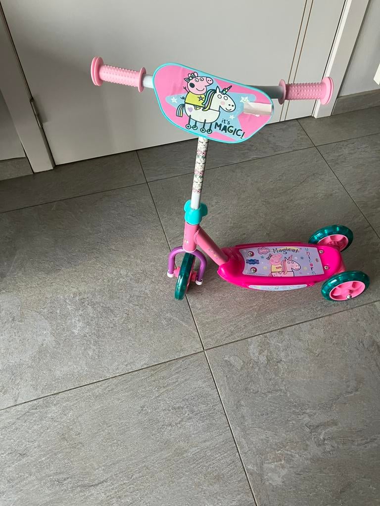 Step peppa big, Fietsen en Brommers, Steps, Ophalen, Zo goed als nieuw