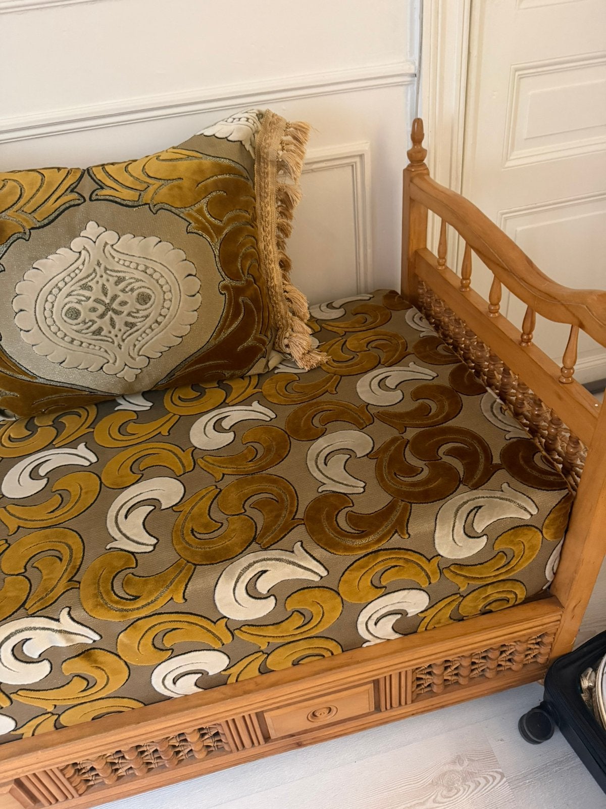 Salon marocain sedari en bois, Maison & Meubles, Enlèvement ou Envoi, Comme neuf, Bois