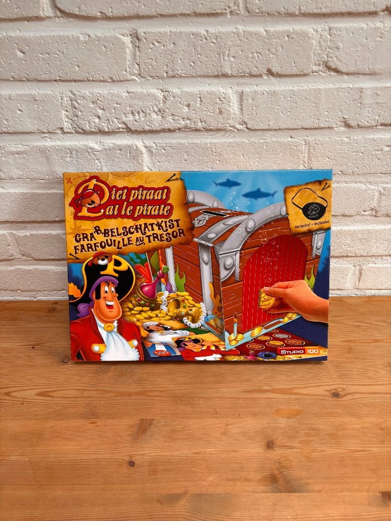 Piet Piraat grabbel spel, 1 ou 2 joueurs, Enlèvement ou Envoi, Utilisé, Studio 100