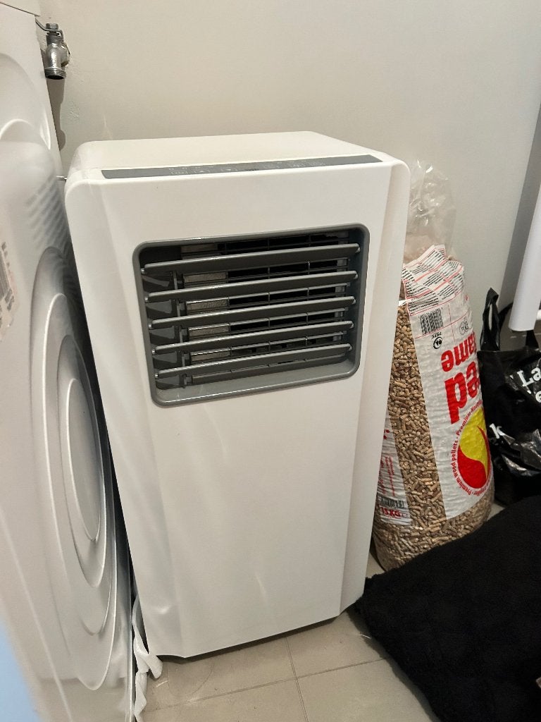 Mobiele Airco met buis, Ophalen, Gebruikt, Koelen en Ontvochtigen, Mobiele airco
