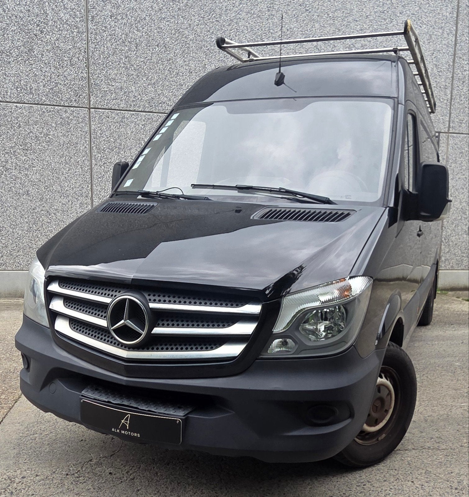 Mercedes-Benz Sprinter 316CDI L2H2 **1STE EIG*GPS*BT*AIRCO**, Auto's, Dealer onderhouden, 4 cilinders, Leder en Stof, Zwart