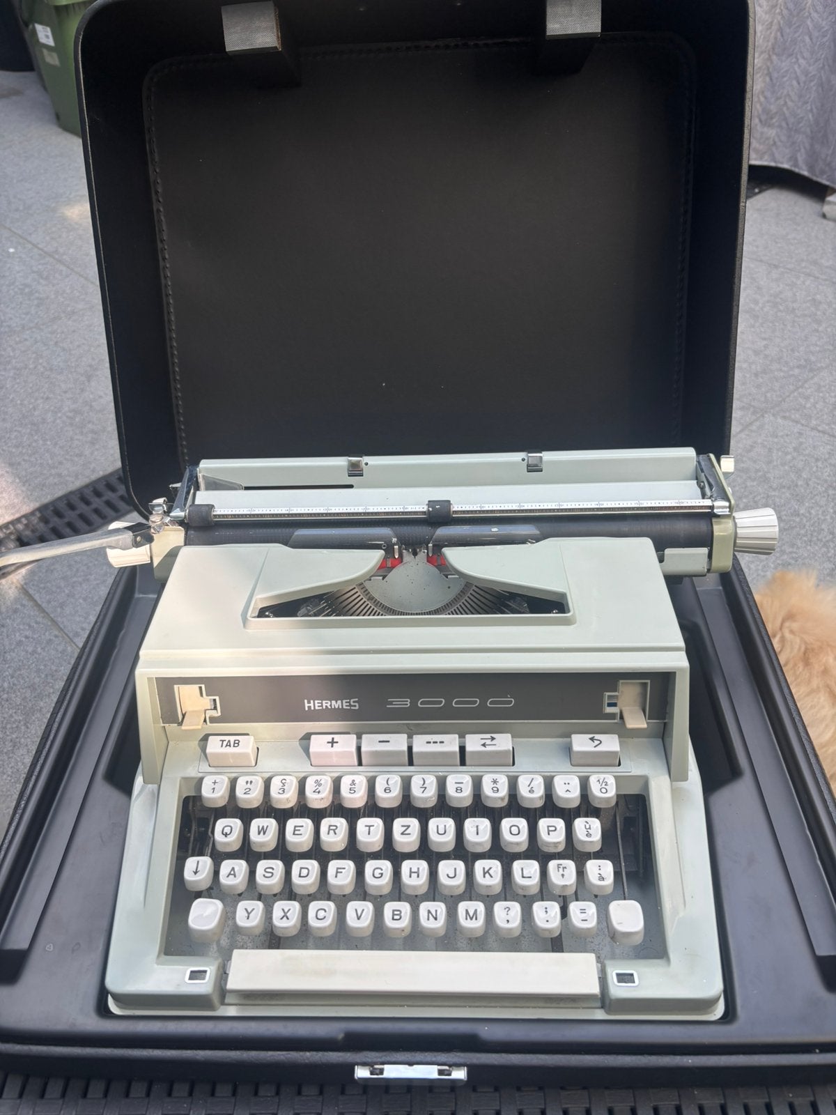 Hermes 3000 machine à ecrire, Ophalen, Gebruikt