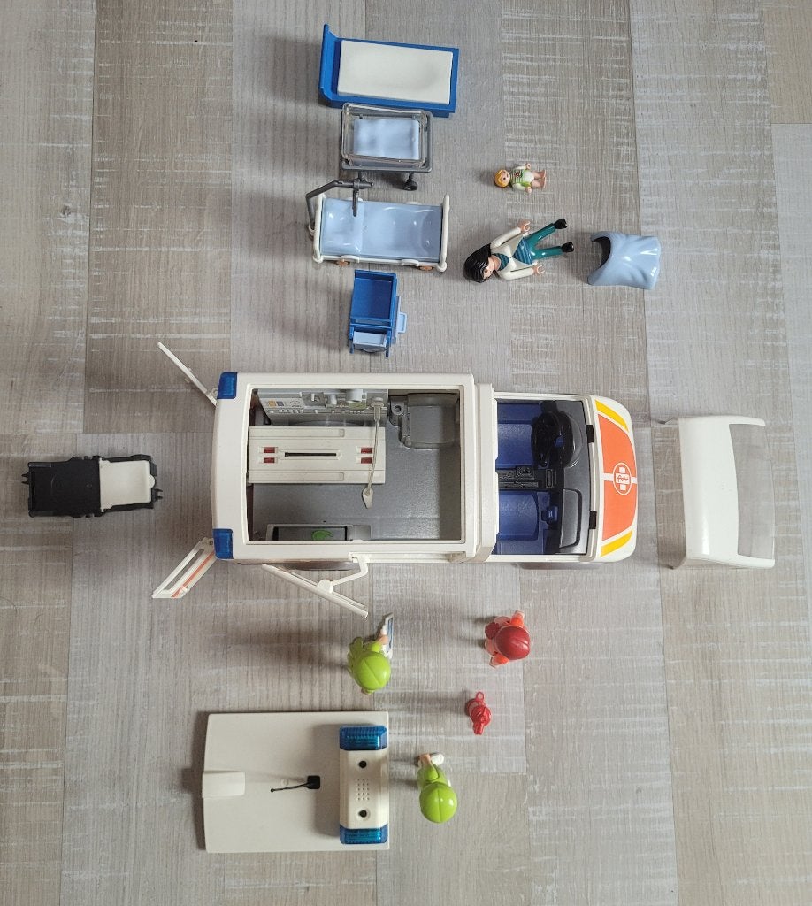 Playmobil, ambulance, Kinderen en Baby's, Ophalen, Gebruikt, Losse onderdelen, Voertuig
