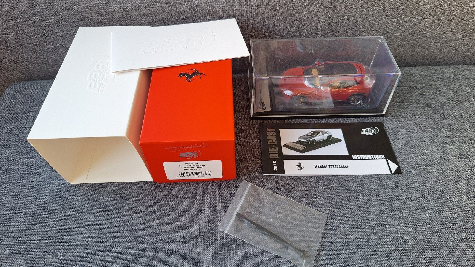 ferrari purosanque, panoramic roof, rosso corsa, bbr, nieuw, Ophalen, Nieuw, Auto