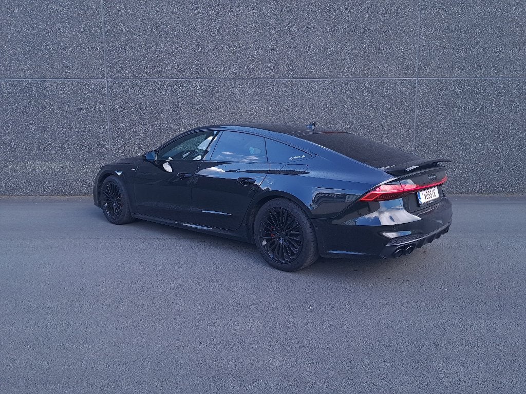 Audi A7 55TFSI-e quattro automatique | 75,946 km | hybride, Achat, Euro 6, Phares entièrement LED, Noir