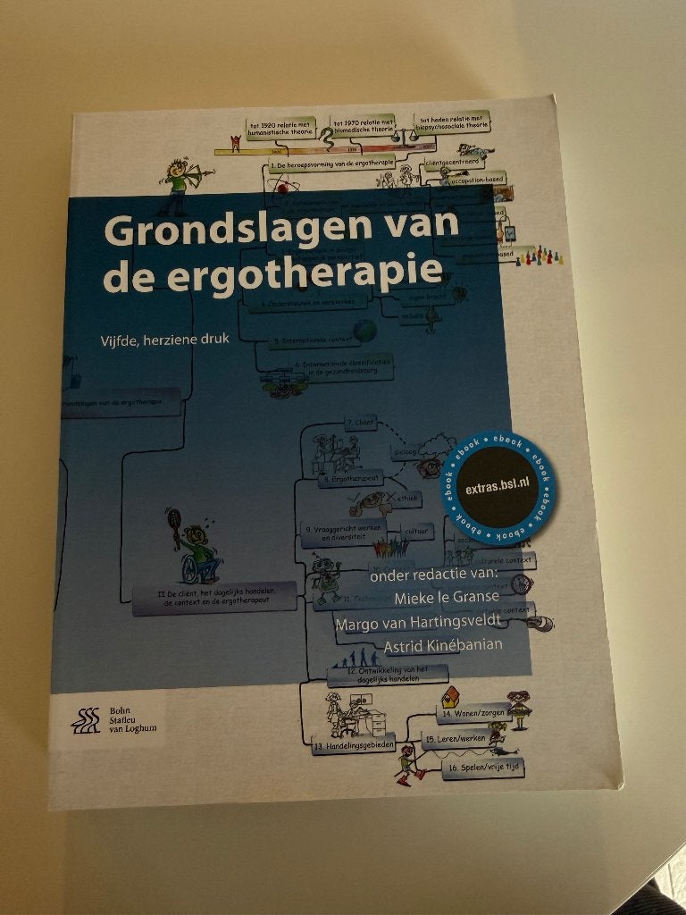 Grondslagen van de ergotherapie, Boeken, Studieboeken en Cursussen, Ophalen of Verzenden, Nieuw, Hogeschool, Diverse auteurs