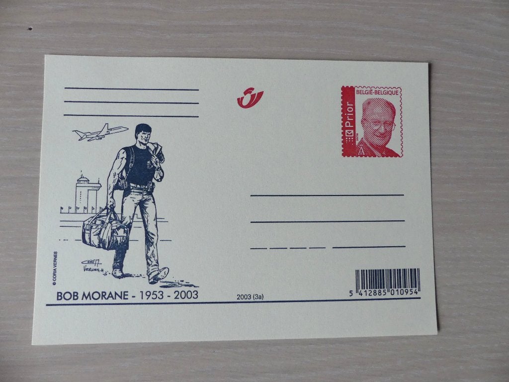 2003 : Carte postale illustrée - neuve : BOB MORANE, Enlèvement ou Envoi, Non oblitéré