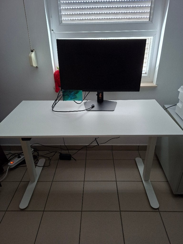 Bureau assis debout, Maison & Meubles, 120 cm, Classique, Bureau assis-debout, Électrique