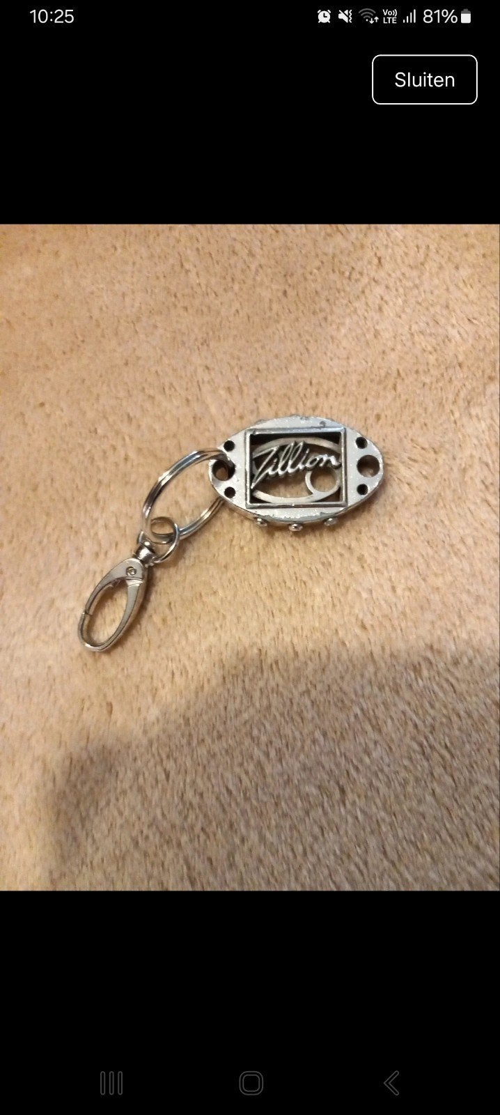 Zillion exclusieve sleutelhanger, Ophalen of Verzenden