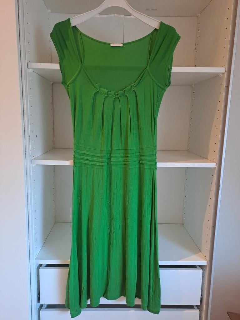 t 38 Robe verte à manches très courtes et à plis, Vêtements | Femmes, Robes, Porté, Taille 38/40 (M), Vert, Au-dessus du genou