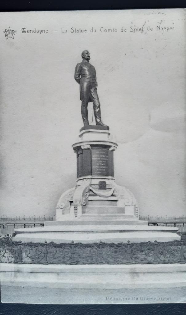 WENDUINE monument standbeeld DE NAEYER, Verzamelen, Postkaarten | België, Ophalen of Verzenden