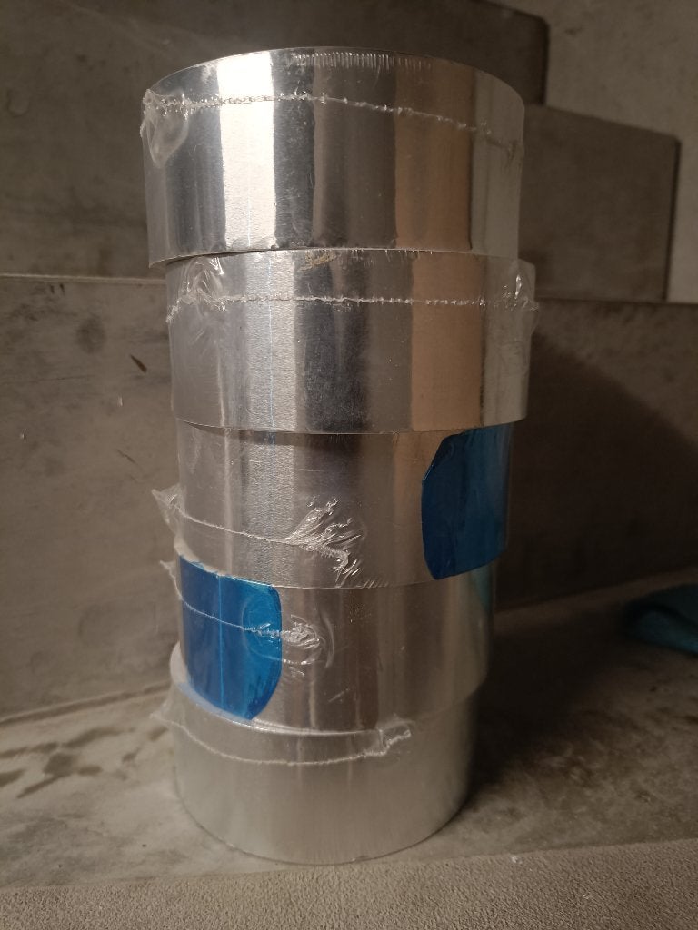 5 volle rollen aluminium tape, Doe-het-zelf en Bouw, Isolatie en Afdichting, Ophalen, Nieuw