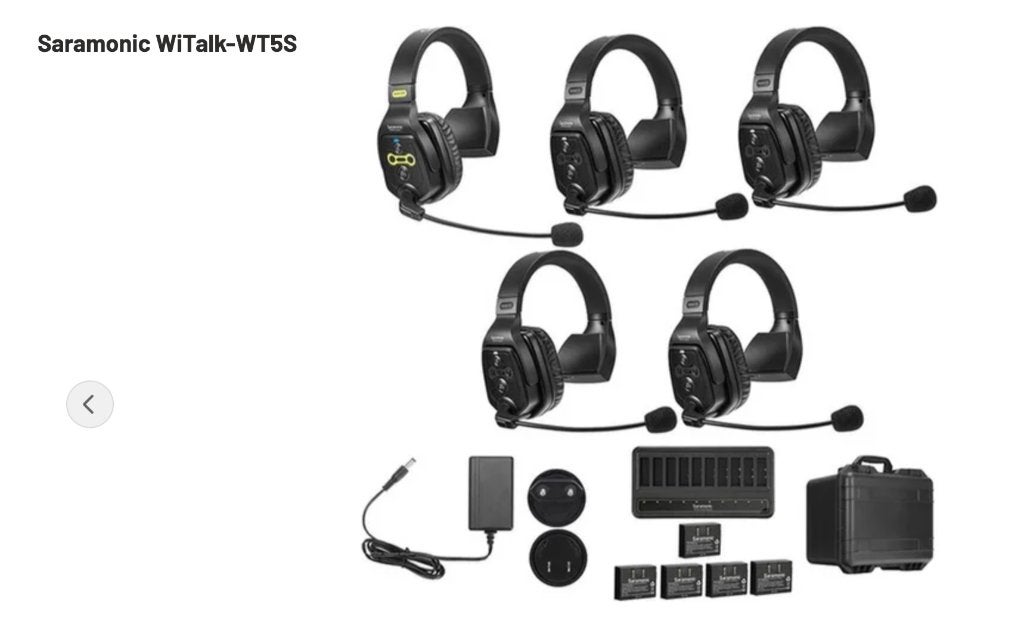 Saramonic WiTalk-WT5S, Audio, Tv en Foto, Professionele apparaten, Ophalen, Zo goed als nieuw, Audio