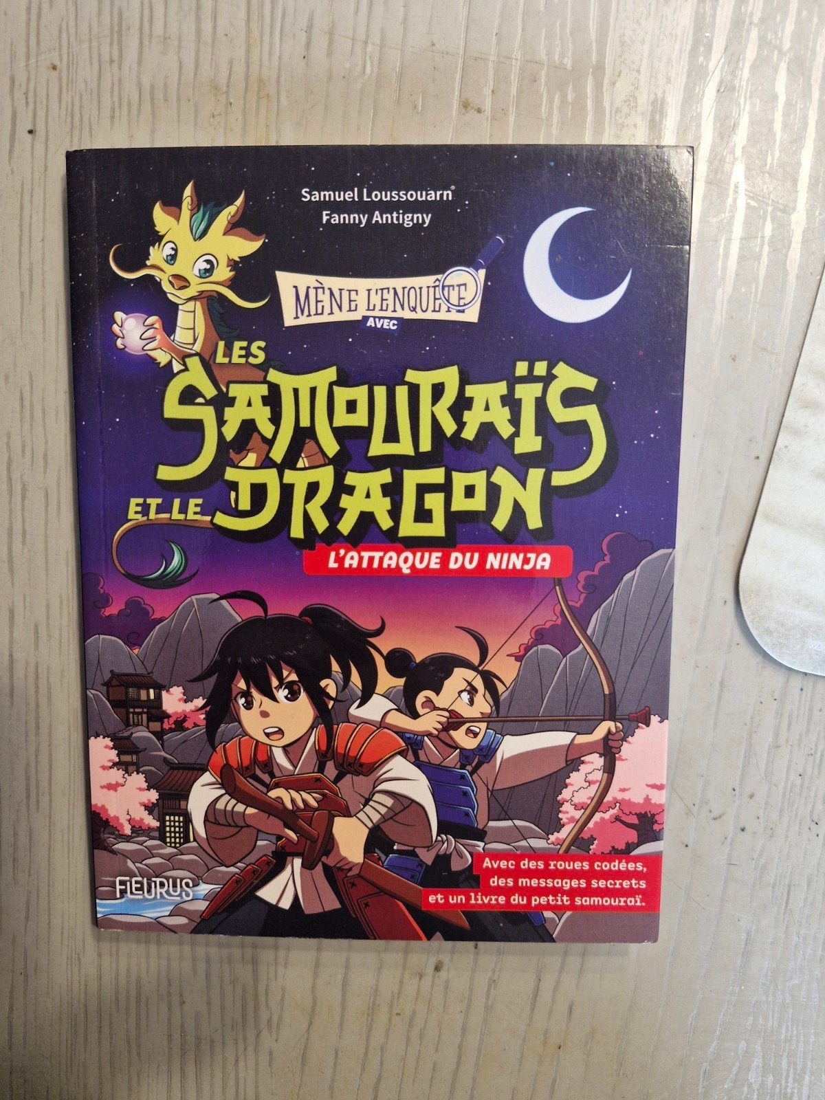 nouveau livre les samourais et ke dragon lattaque du ninja, Boeken, Ophalen of Verzenden