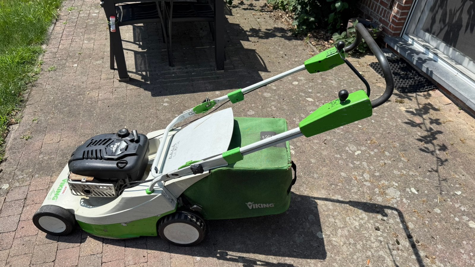 Grasmaaier viking 3 snelheden, Ophalen, Cirkelmaaier, Gebruikt, Versnellingen