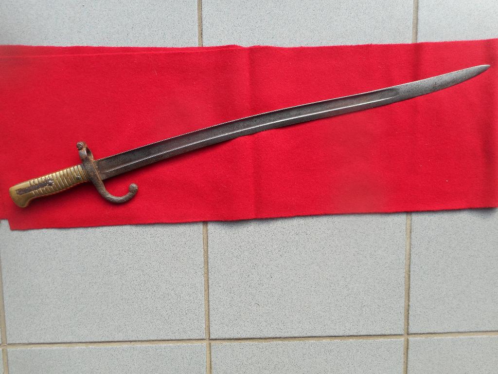 Baïonnette Chassepot, Collections, Objets militaires | Général, Envoi