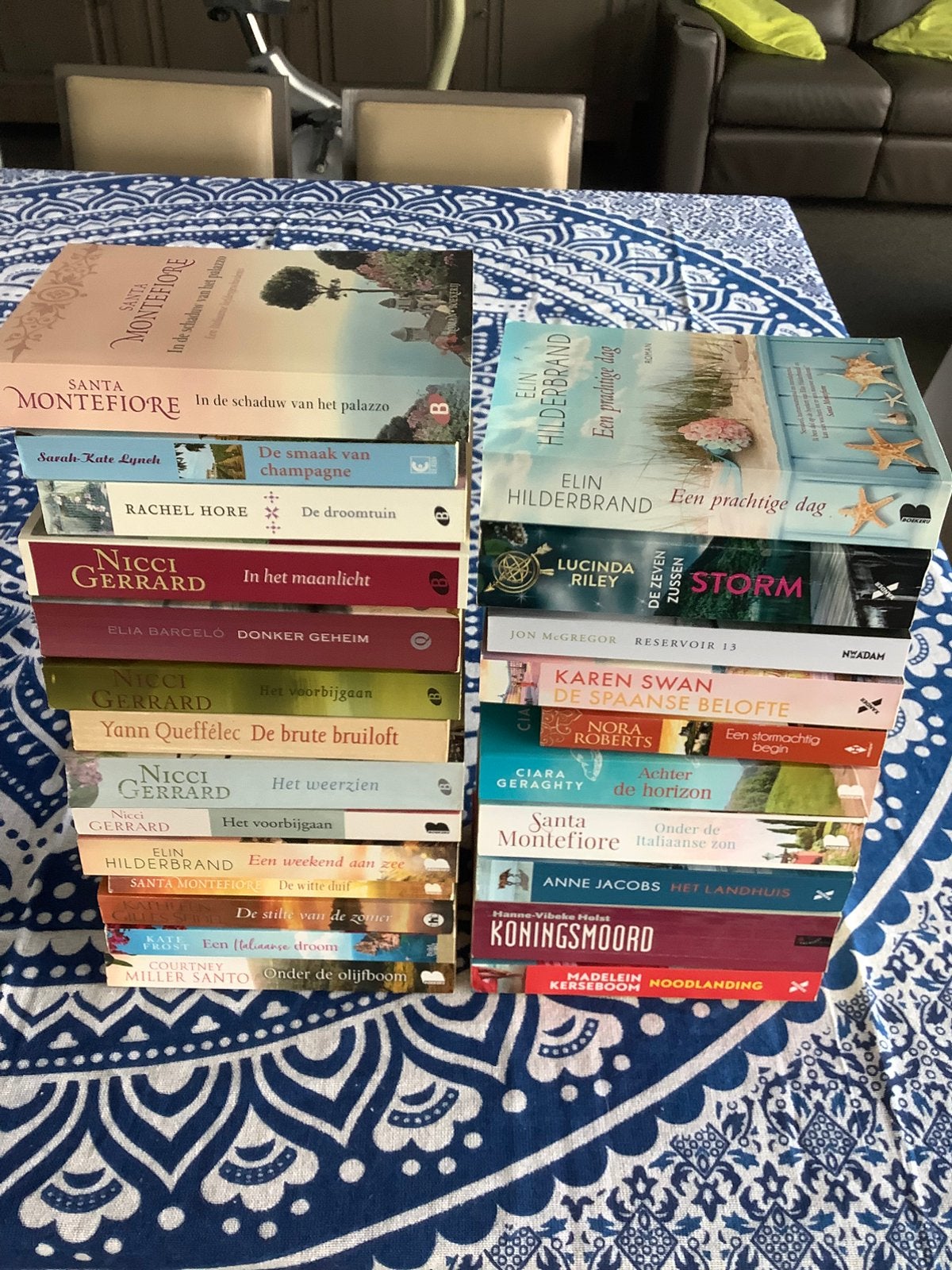 Lot van 75 boeken : 24 Romans + 51 thrillers -  tot 30/09/26, Boeken, Ophalen, Gelezen, Populaire fictie