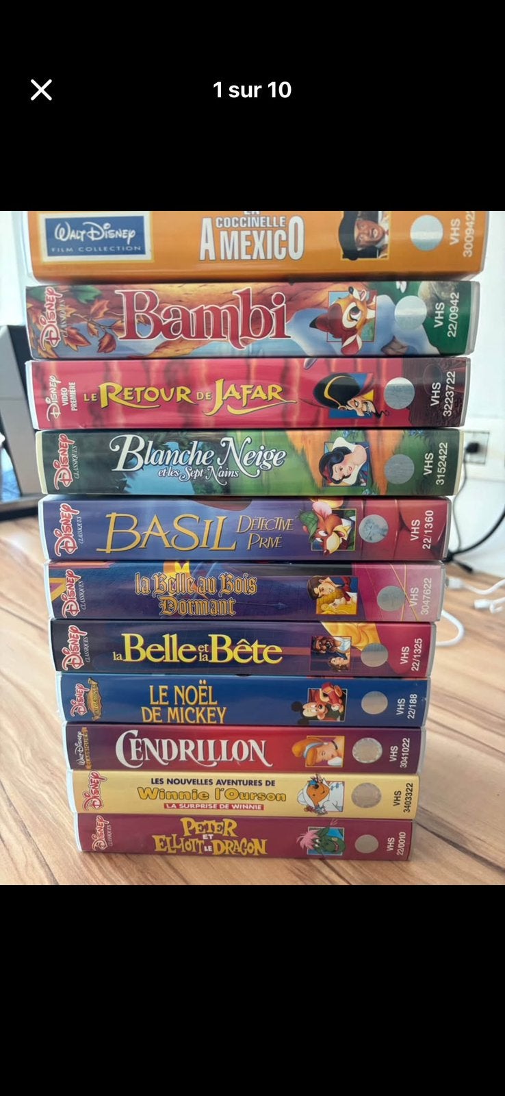 K7 - VHS - Disney, Cd's en Dvd's, VHS | Kinderen en Jeugd, Ophalen, Zo goed als nieuw, VHS