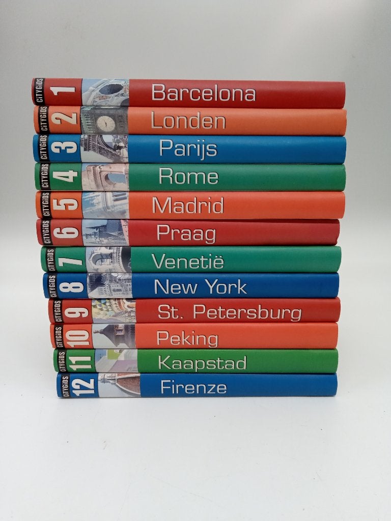 Boekenreeks Citygids - volledige reeks van 12 stuks, Boeken, Reisgidsen, Ophalen of Verzenden, Zo goed als nieuw, Europa, Reisgids of -boek