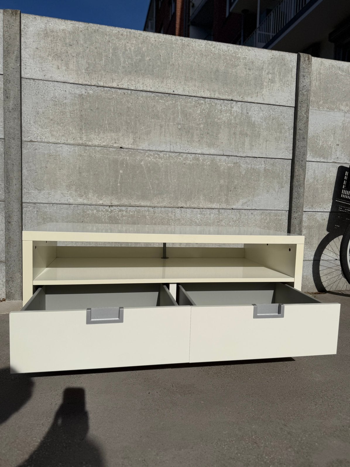 Meuble TV blanc, Maison & Meubles, Armoires | Commodes, Enlèvement, Comme neuf