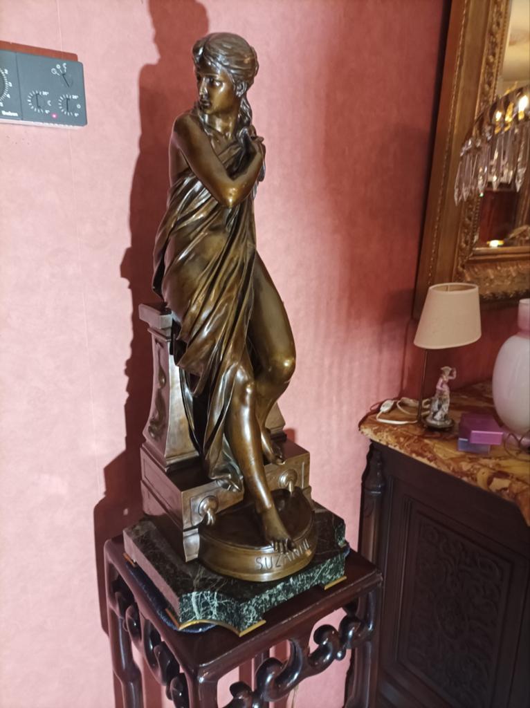 Bronzen beeld 1890, Ophalen
