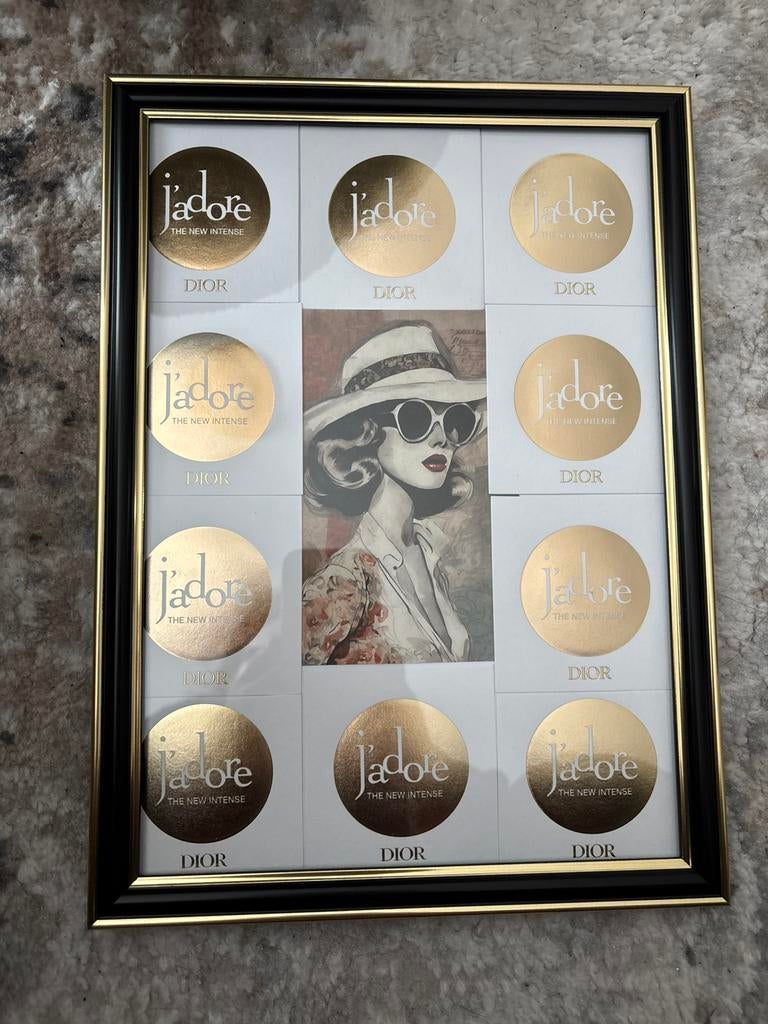 Dior j’adore print met kader, Ophalen of Verzenden